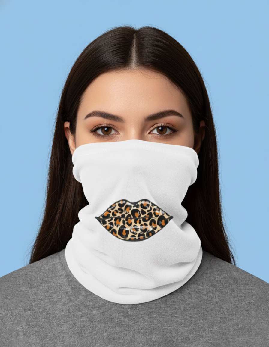 Dope Stitch DS Café Collection – Face Bandana [Brown Lips]