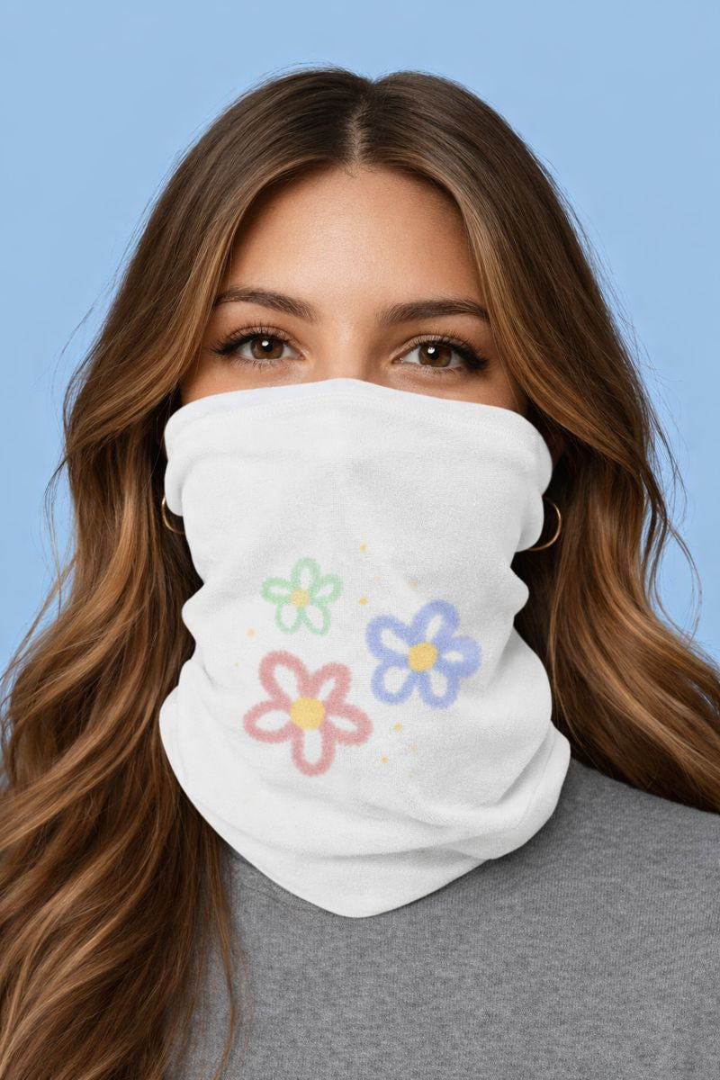 Dope Stitch DS Café Collection – Face Bandana [Pastel Flowers]